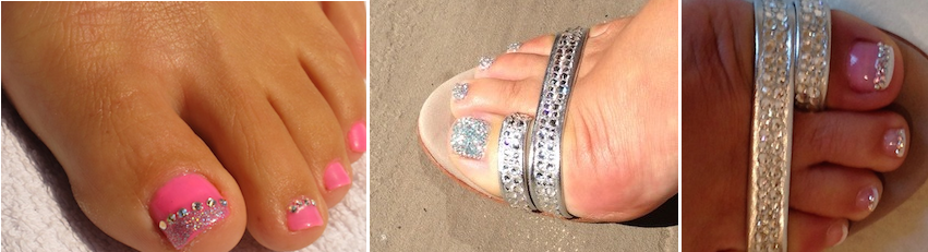 Swarovski Crystal Toes