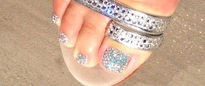 Swarovski toes